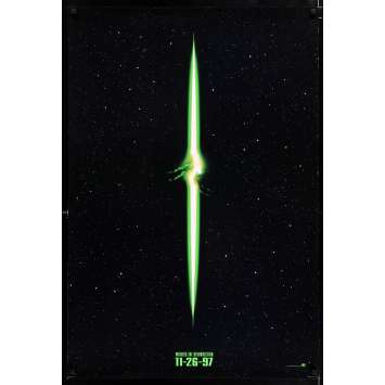 ALIEN RESURRECTION style A teaser US Movie Poster 29x41 - 1997 - Jean-Pierre Jeunet, Sigourney Weaver ALIEN RESURRECTION style A teaser US Movie Poster 29x41 - 1997 - Jean-Pierre Jeunet, Sigourney Weaver