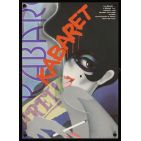 CABARET Czech 11x16 '75 cool different art of Liza Minnelli, directed by Bob Fosse!