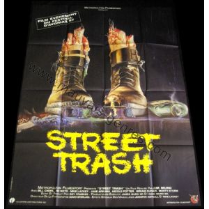 STREET TRASH French 47x63 '87 Jim Muro wild gruesome artwork