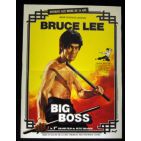 FISTS OF FURY French Movie Poster 15x21 '74 Bruce Lee, cool Mascii martial arts artwork!