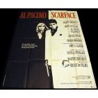 SCARFACE French Movie Poster 47x63 '83 Al Pacino, Brian de Palma