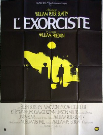 Affiche cinema originale de l'Exorciste de Friedkin