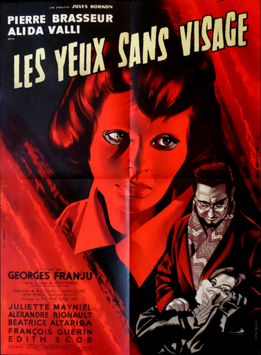 Affiche de film Les Yeux sans Visage de Franju