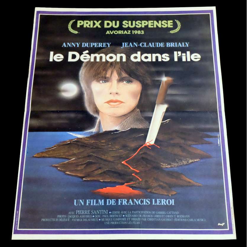 DEMON OF THE ISLAND French Movie Poster  15x21 - 1983 - Francis Leroi, Anny Duperey