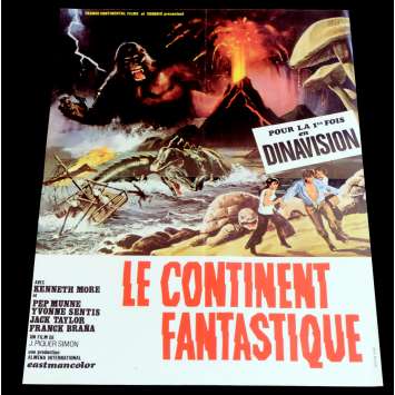 VIAJE AL CENTRO DE LA TIERRA French Movie Poster 15x21 - 1977 - Juan Piquer Simón, Kenneth More