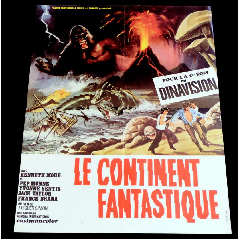 LE CONTINENT FANTASTIQUE Affiche de film 40x60 - 1977 - Kenneth More, Juan Piquer Simón