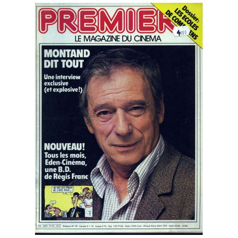 PREMIERE N°53 Magazine - 1981 - Yves Montand