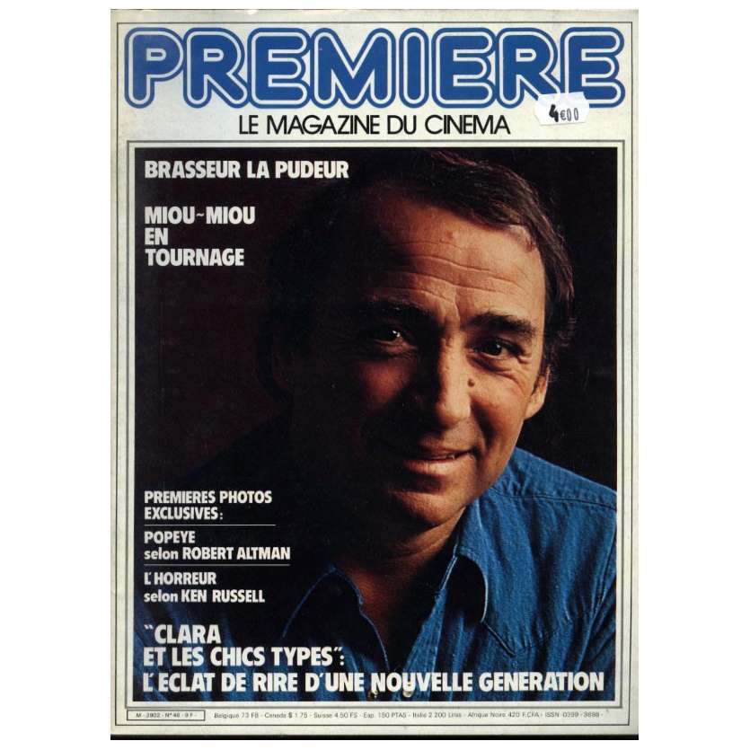 PREMIERE N°46 Magazine - 1981 - Claude Brasseur