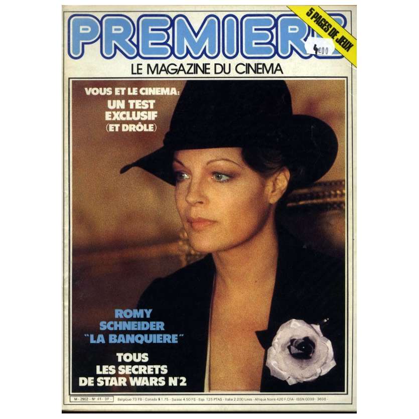 PREMIERE N°41 Magazine - 1981 - Romy Schneider