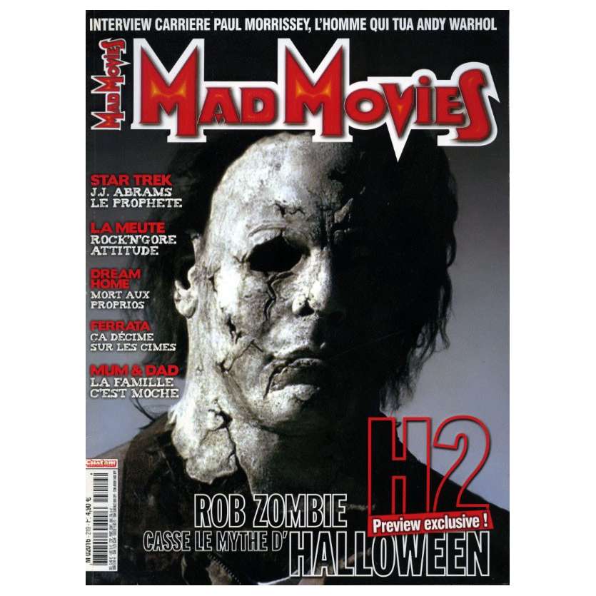 MAD MOVIES N°219 Magazine - 2009 - Halloween 2