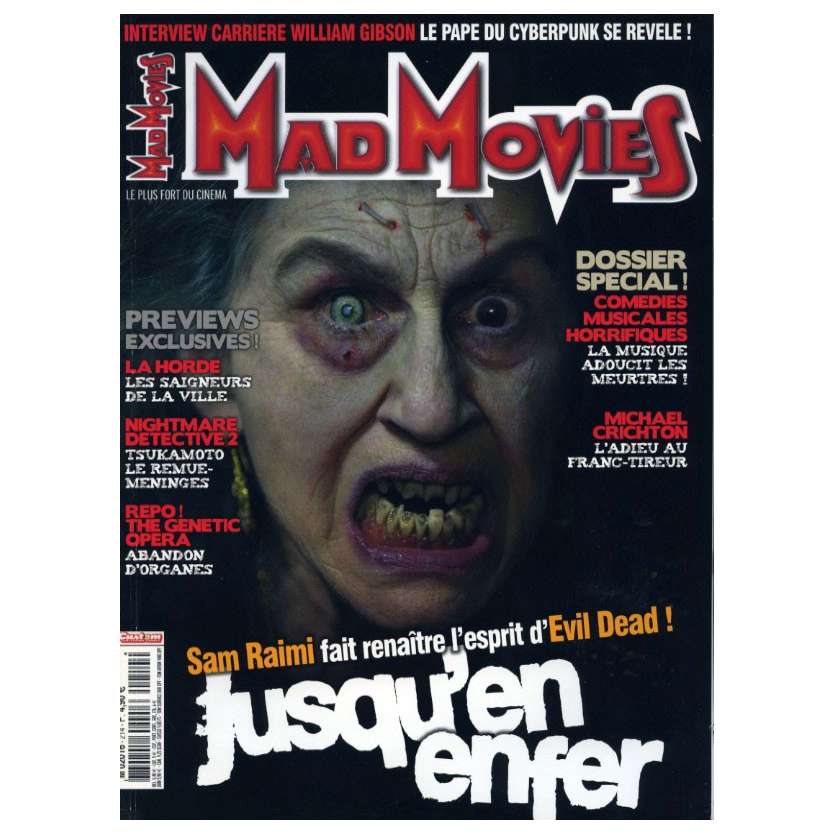 MAD MOVIES N°214 Magazine - 2008 - Jusqu'en Enfer