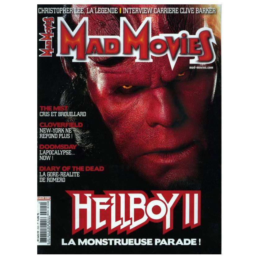 MAD MOVIES N°205 Magazine - 2008 - Hellboy II