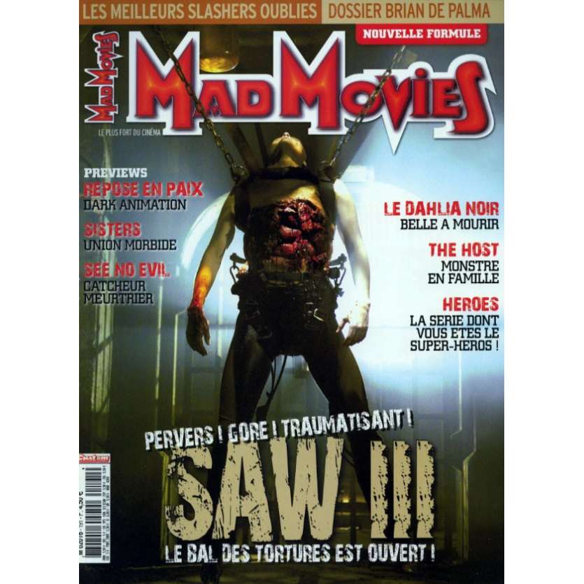 MAD MOVIES N°191 Magazine - 2006 - Saw III