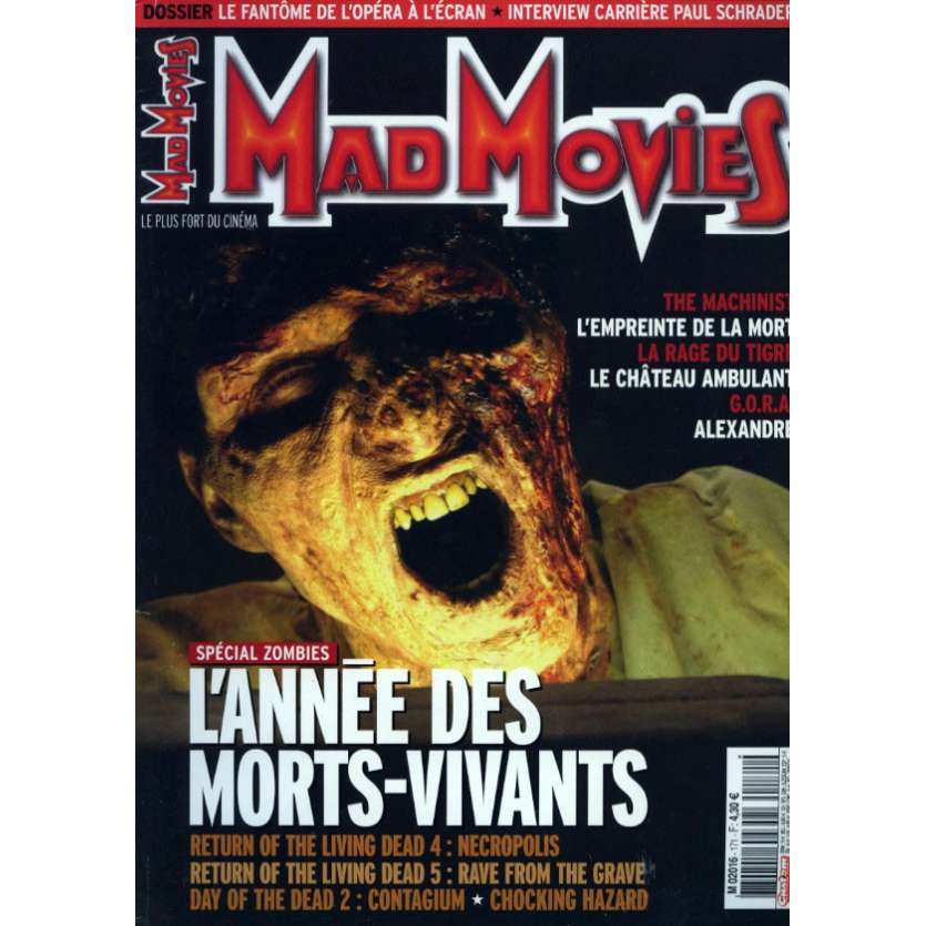 MAD MOVIES N°171 Magazine - 2005 - Spécial Zombies