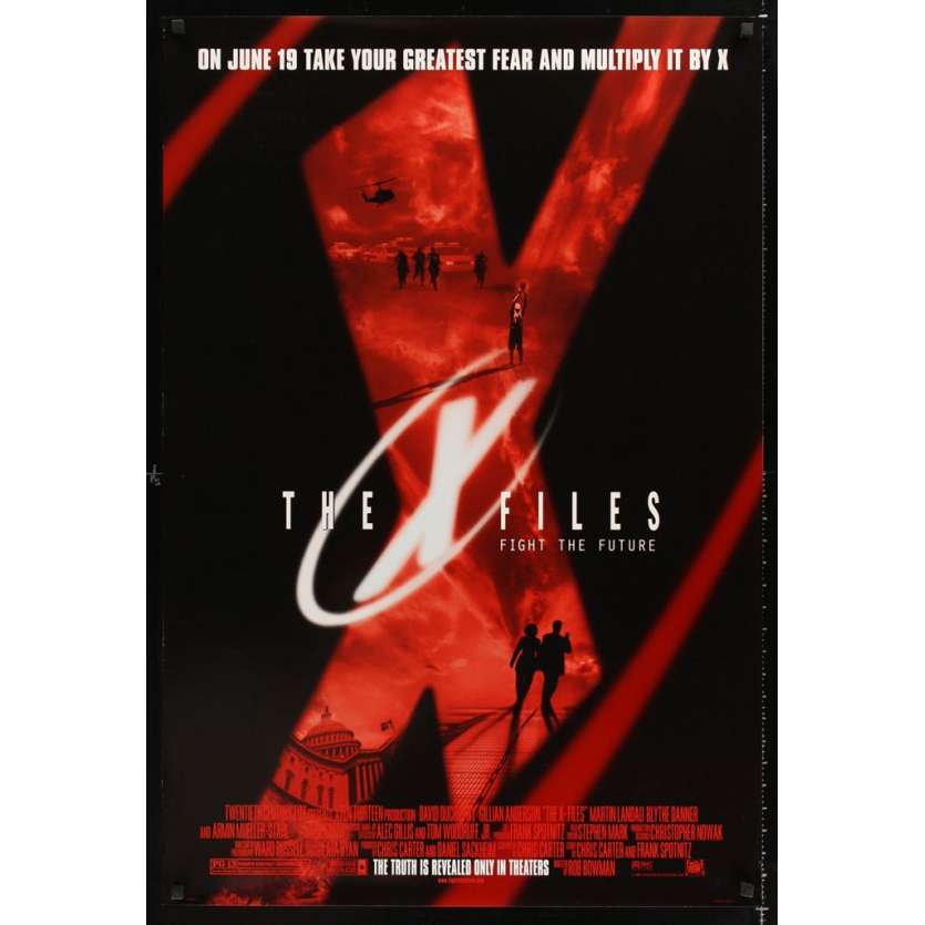 Mauvais-genres.com X-FILES David Duchovny Affiche du film USA 1998 Affiches cinéma