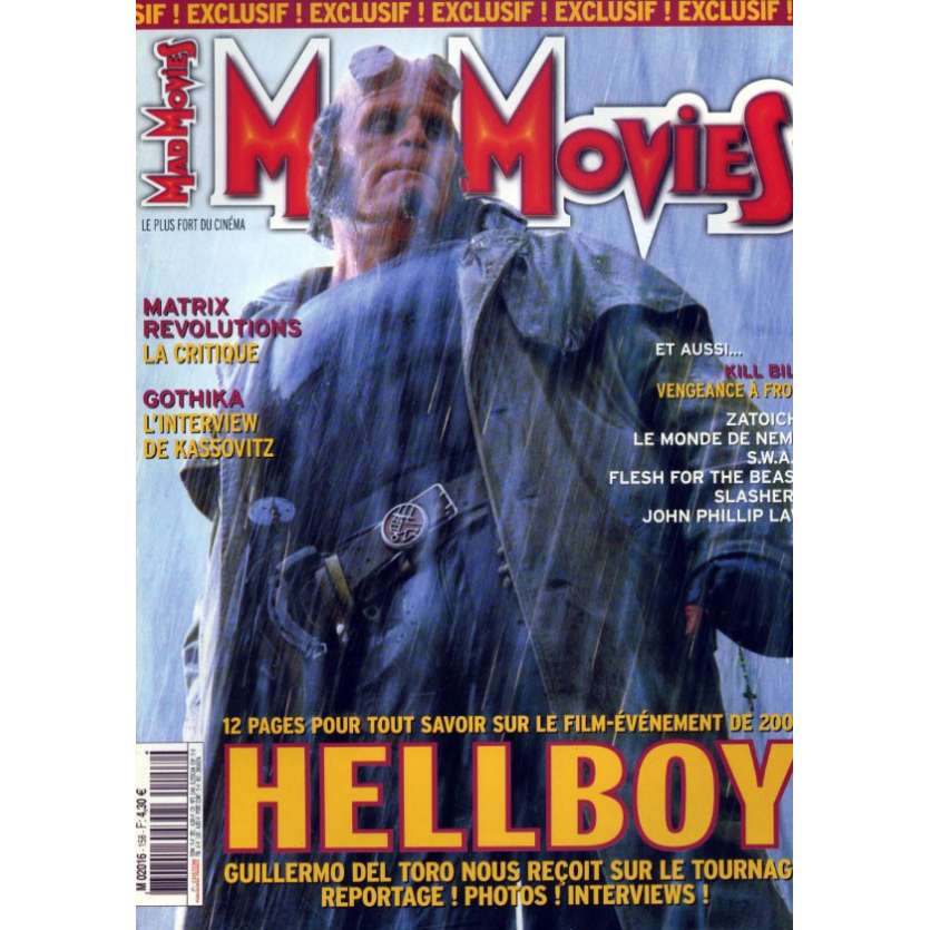 MAD MOVIES N°158 Magazine - 2003 -  HellBoy