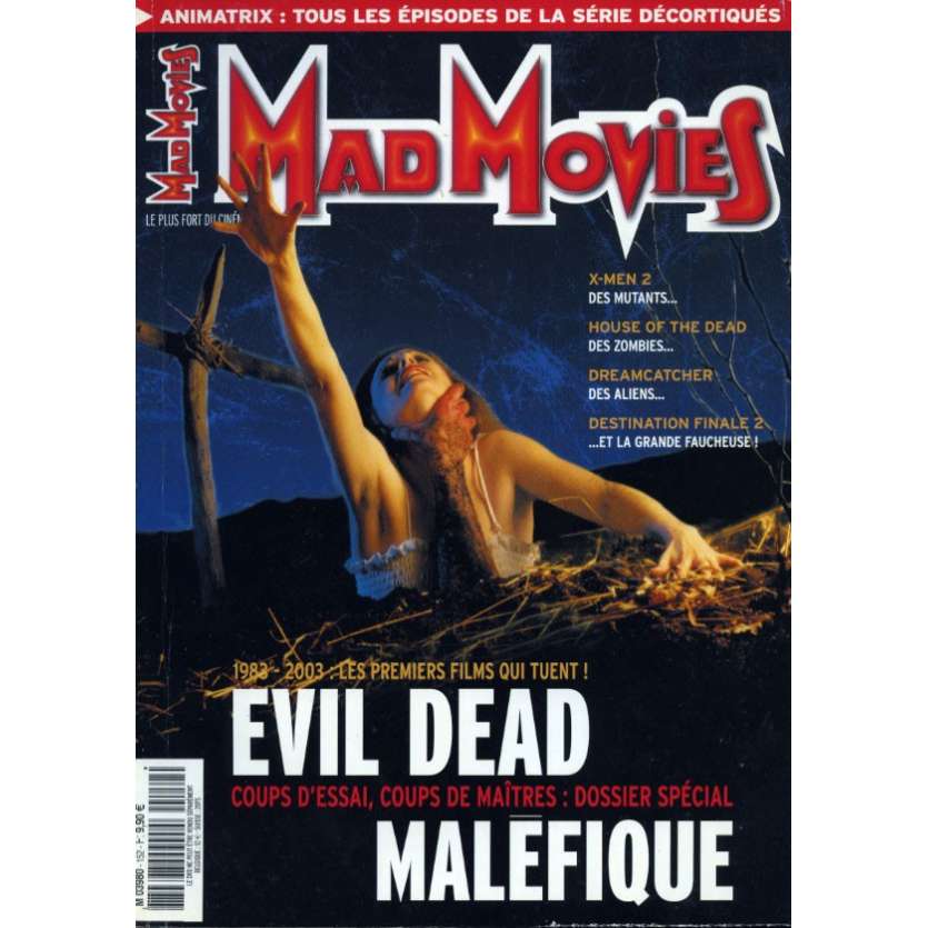 MAD MOVIES N°152 Magazine - 2003 -  Evid Dead