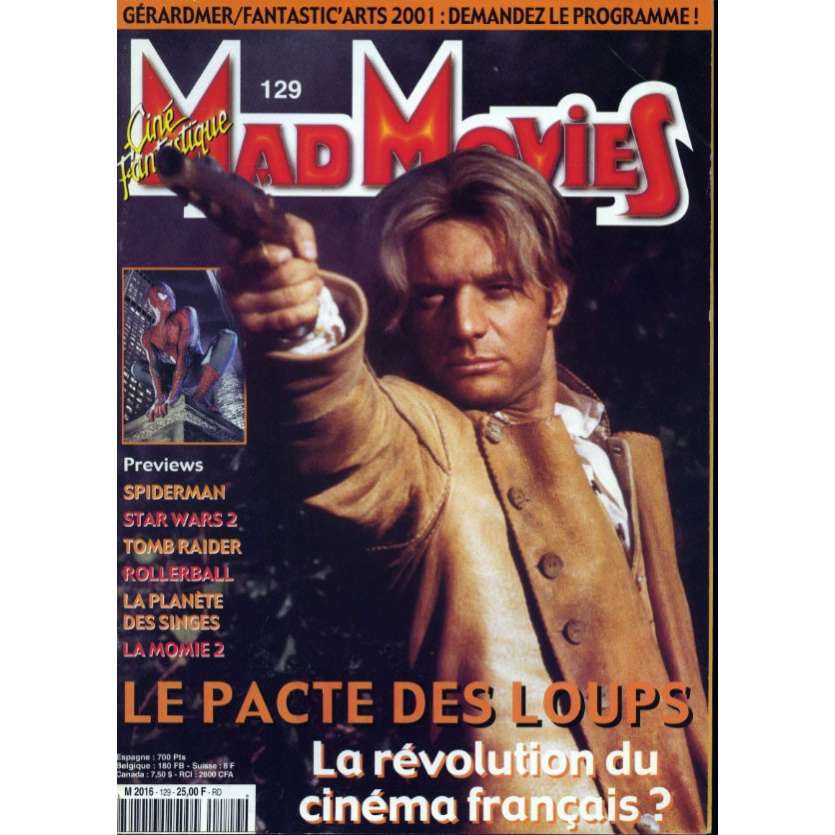 MAD MOVIES N°129 Magazine - 2001 -  Le Pacte des Loups