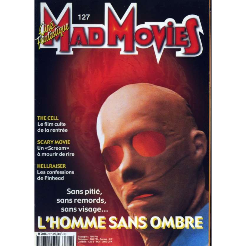 MAD MOVIES N°127 Magazine - 2000 -  Hollow Man