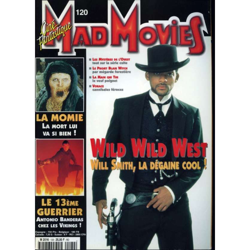 MAD MOVIES N°120 Magazine - 1998 - Wild Wild West