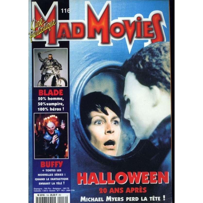 MAD MOVIES N°116 Magazine - 1998 - Halloween