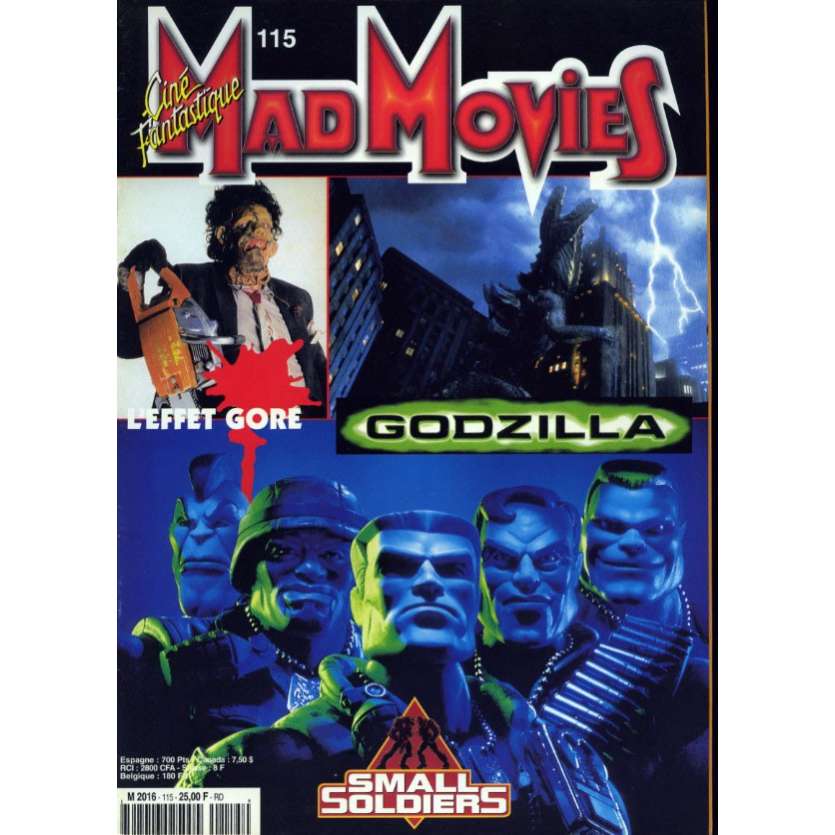 MAD MOVIES N°115 Magazine - 1998 - Small Soldiers