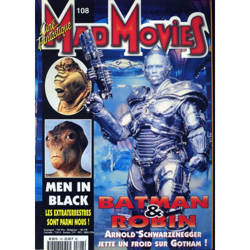 MAD MOVIES N°108 Magazine - 1997 - Batman et Robin