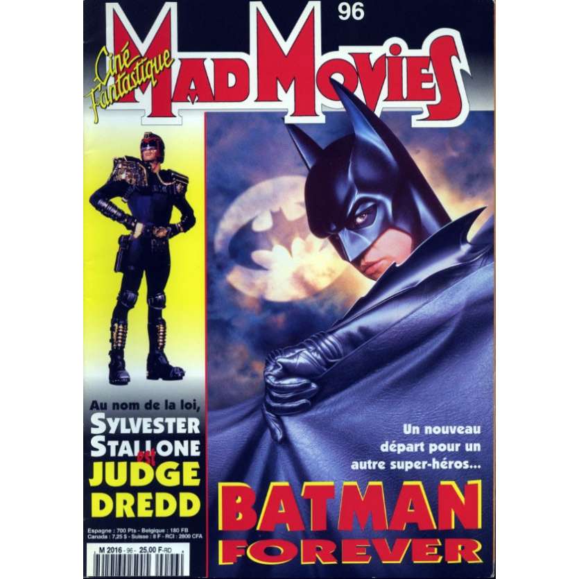 MAD MOVIES N°96 Magazine - 1995 -  Batman Forever