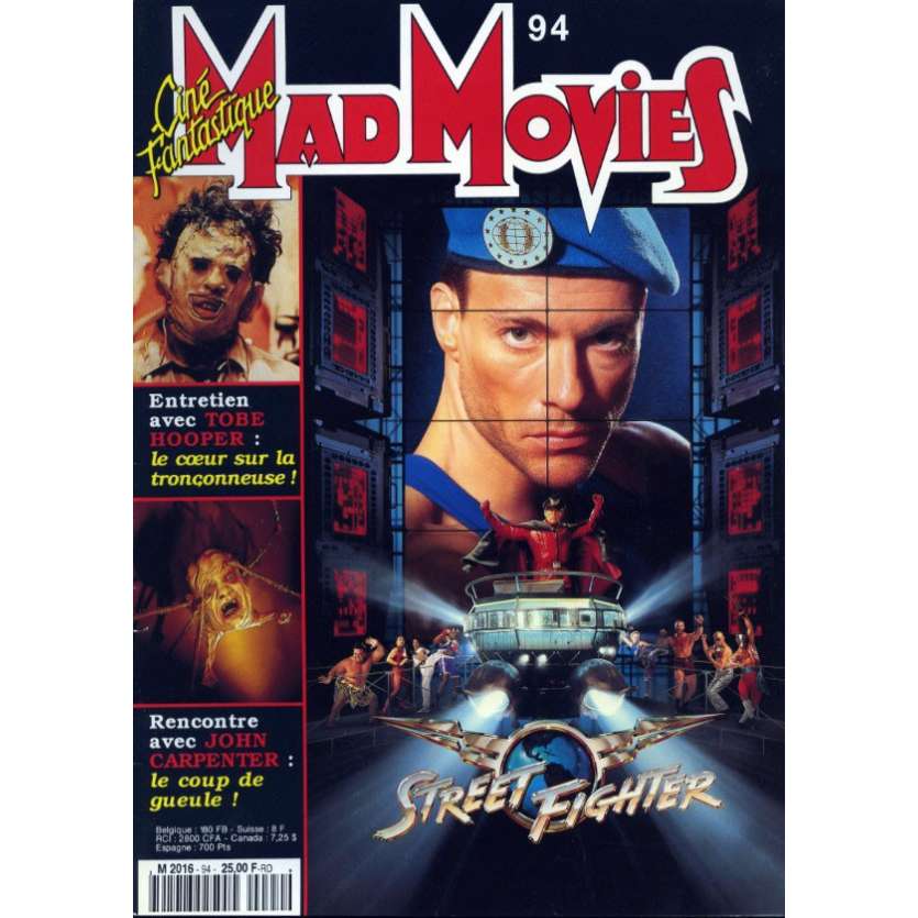 MAD MOVIES N°94 Magazine - 1993 -  Street Fighter