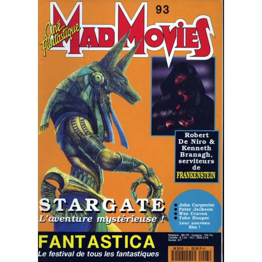 MAD MOVIES N°93 Magazine - 1993 - Stargate