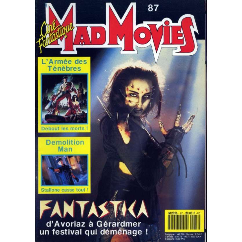 MAD MOVIES N°87 Magazine - 1993 -  Retour des Morts Vivants