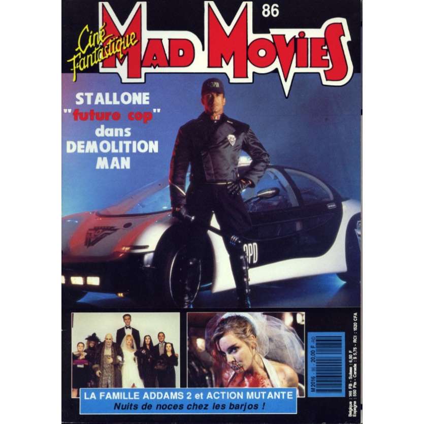 MAD MOVIES N°86 Magazine - 1993 -  Demolition Man