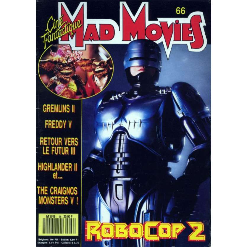 MAD MOVIES N°66 Magazine - 1990 -  Robocop 2