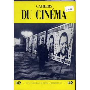CAHIERS DU CINEMA N°149 Magazine - 1963 - Revue Mensuelle de cinéma
