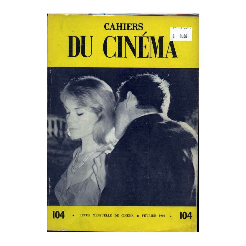 CAHIERS DU CINEMA N°104 Magazine - 1960 - Revue Mensuelle de cinéma