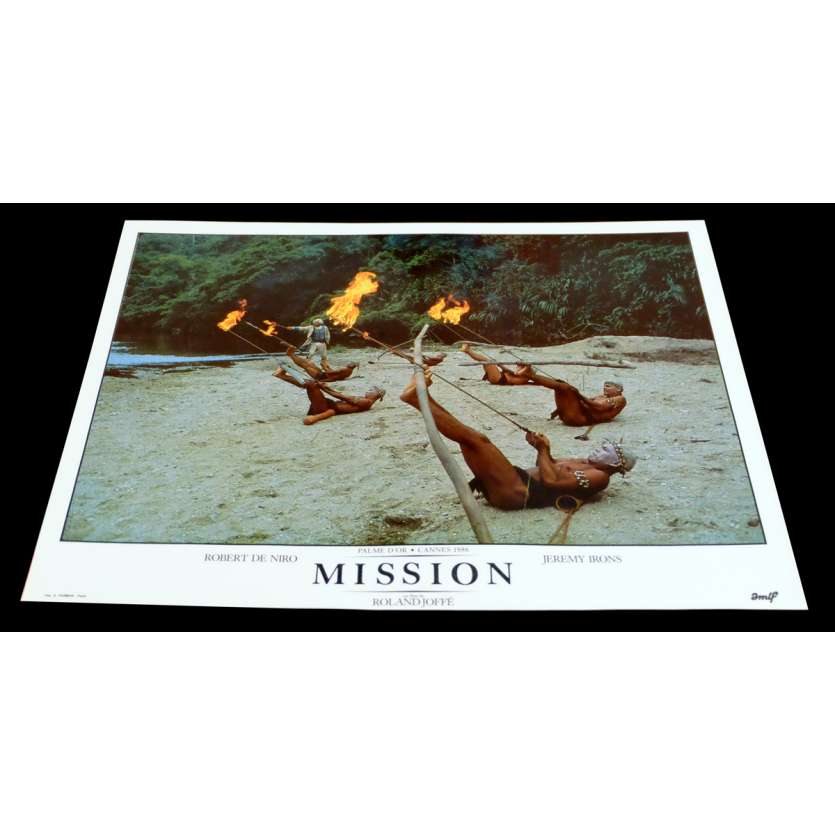 MISSION French DeLuxe Lobby Card 14 11x15 - 1986 - Roland Joffé, Robert de Niro