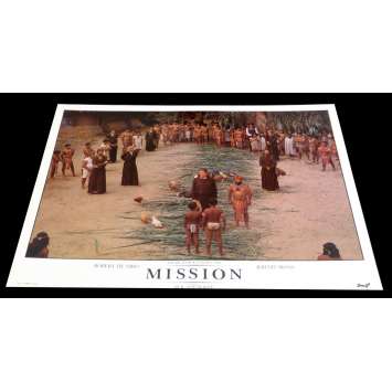 MISSION French DeLuxe Lobby Card 2 11x15 - 1986 - Roland Joffé, Robert de Niro