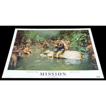 MISSION French DeLuxe Lobby Card 3 11x15 - 1986 - Roland Joffé, Robert de Niro