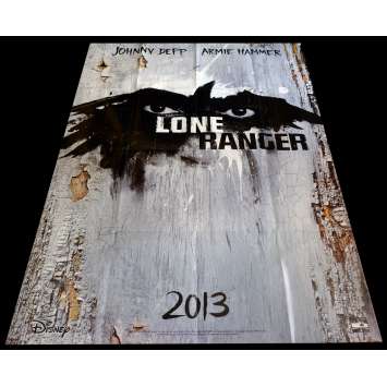 LONE RANGER French Movie Poster 47x63 - 2013 - Gore Verbinski, Johnny Depp