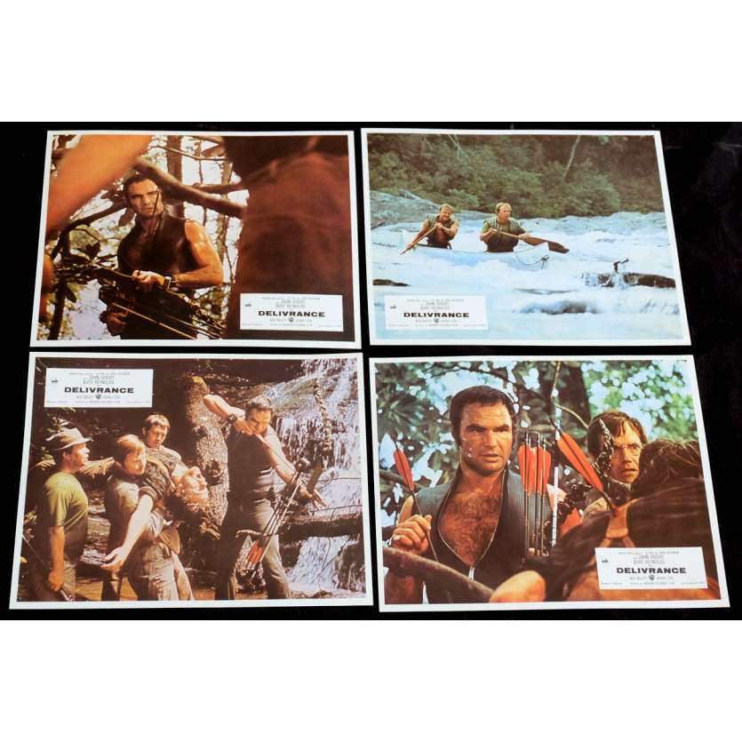 DELIVERANCE French Lobby Cards x8 9x12 - 1972 - John Boorman, Burt Reynolds