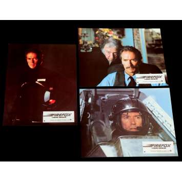FIREFOX French Lobby Cards x3 9x12 - 1982 - Clint Eastwood, Clint Eastwood