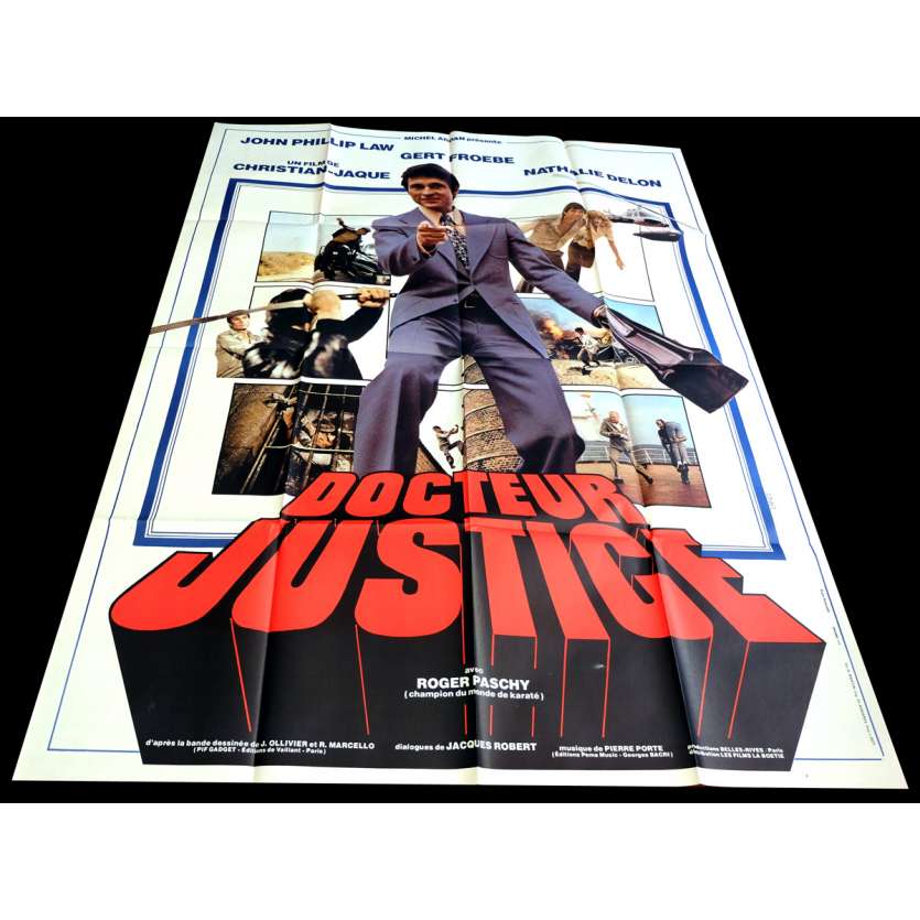 DOCTEUR JUSTICE Affiche de Film 120x160 - 1975 - John Phillip Law , Christian Jacque