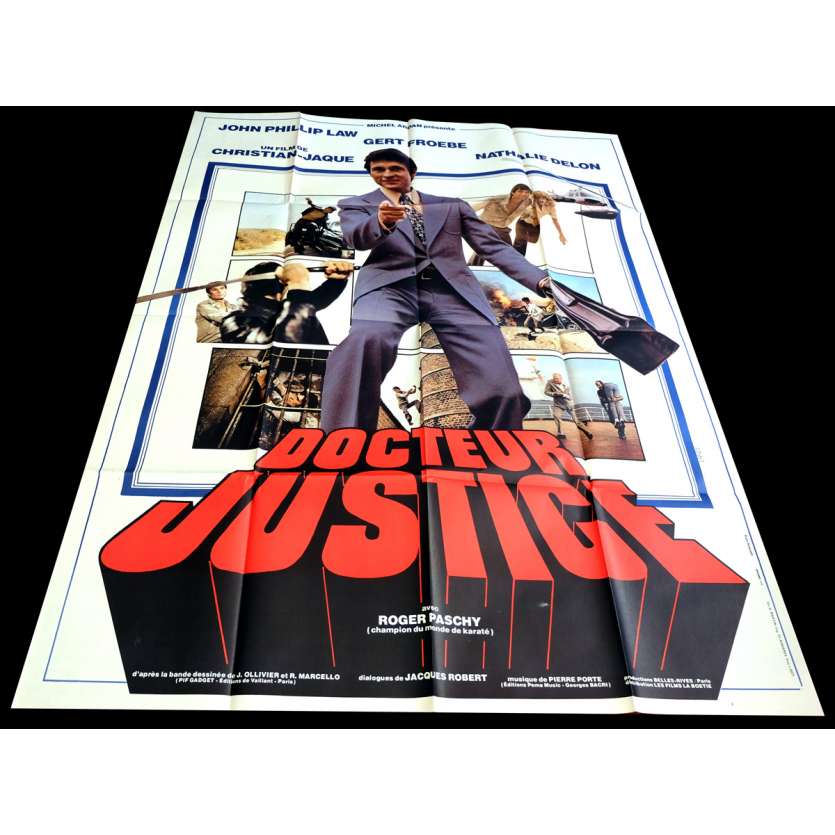 DOCTEUR JUSTICE French Movie Poster 47x63 - 1975 - Christian Jacque, John Phillip Law