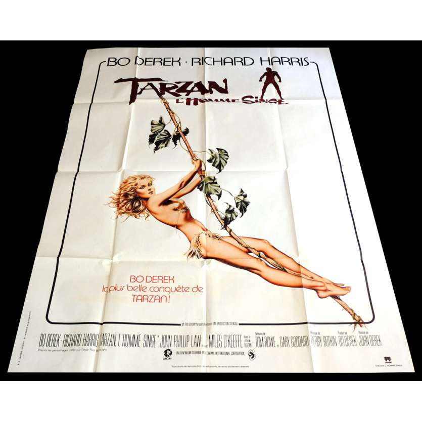 TARZAN THE APE MAN French Movie Poster 1 47x63 - 1981 - John Derek, Bo Derek