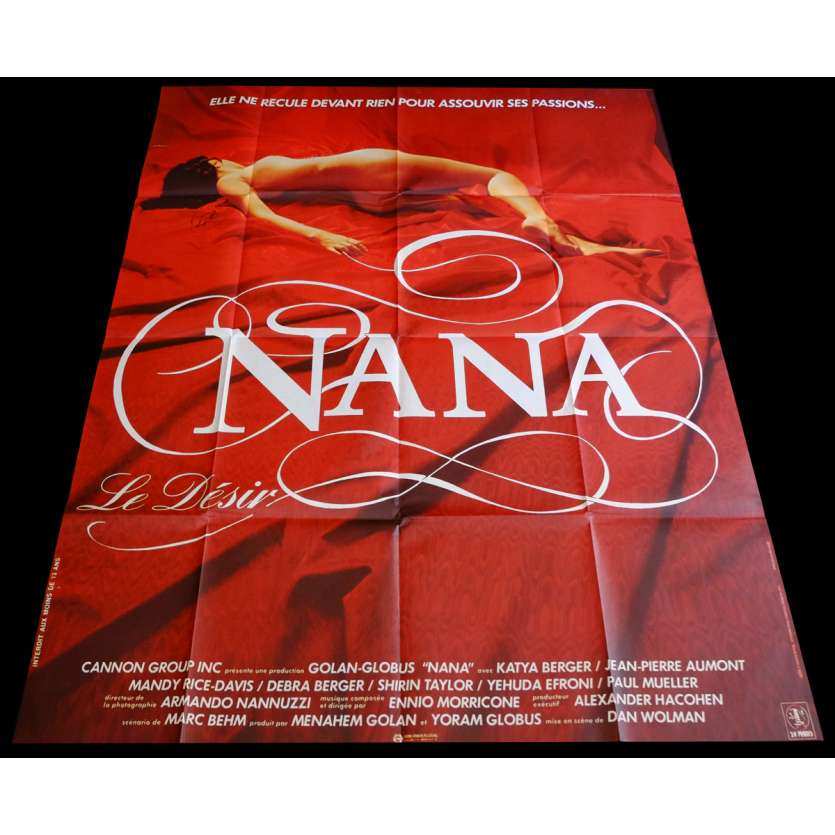 NANA Affiche de film 120x160 - 1983 - Katya Berger, Dan Wolman