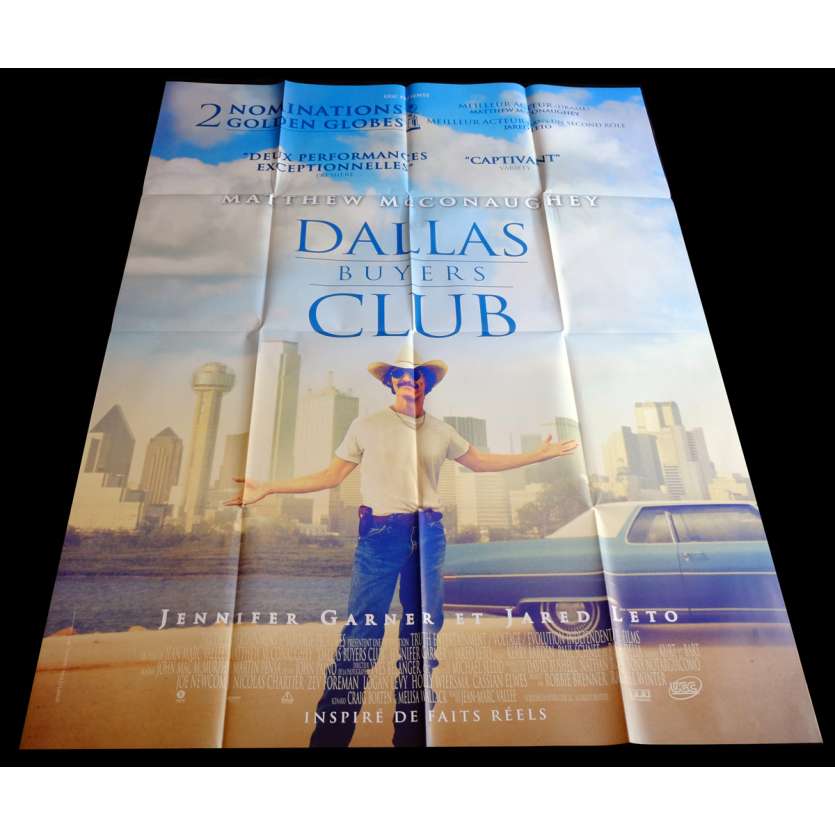 DALLAS BUYER CLUB Affiche de film 120x160 - 2013 - Matthew McConaughey, Jean-Marc Vallée