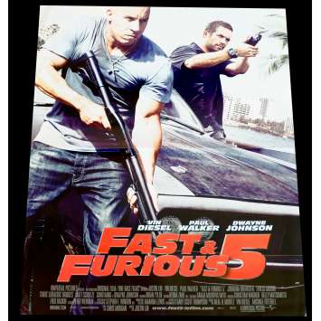FAST AND FURIOUS 5 French Movie Poster 15x21 - 2011 - Justin Lin, Vin Diesel FAST AND FURIOUS 5 French Movie Poster 15x21 - 2011 - Justin Lin, Vin Diesel