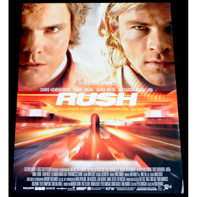 RUSH French Movie Poster  15x21 - 2014 - Ron Howard, Chris Hemsworth
