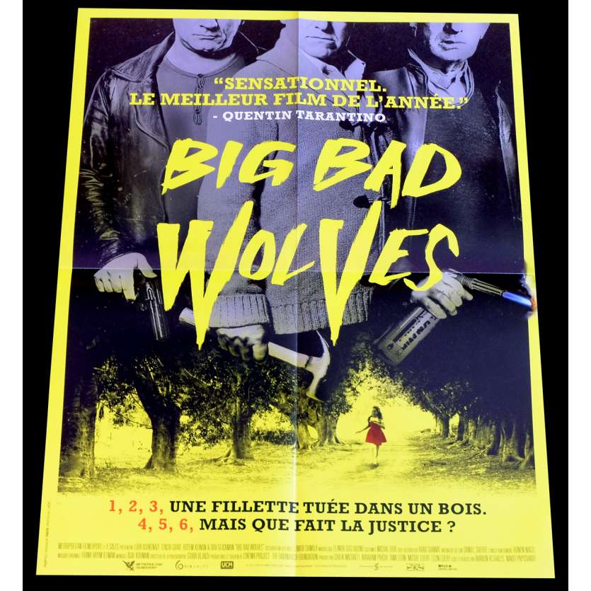 BIG BAD WOLVES Affiche de film  40x60 - 2013 - Lior Ashkenazi, Aharon Keshales