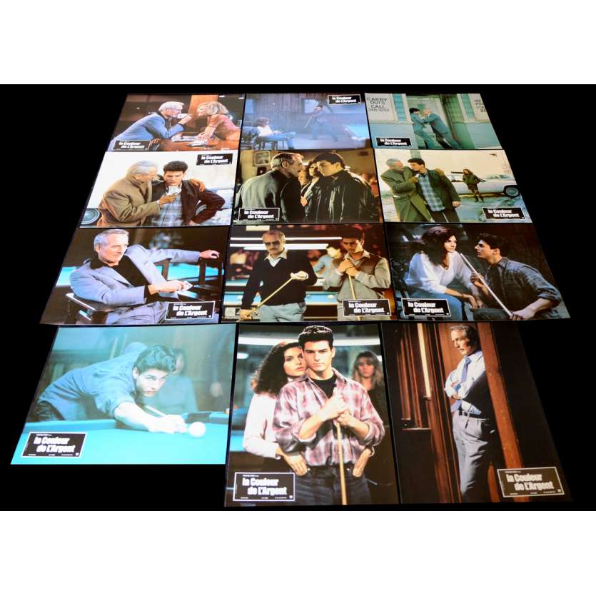 COLOR OF MONEY French Lobby Cards Set x12 9x12 - 1986 - Martin Scorcese, Paul Newman